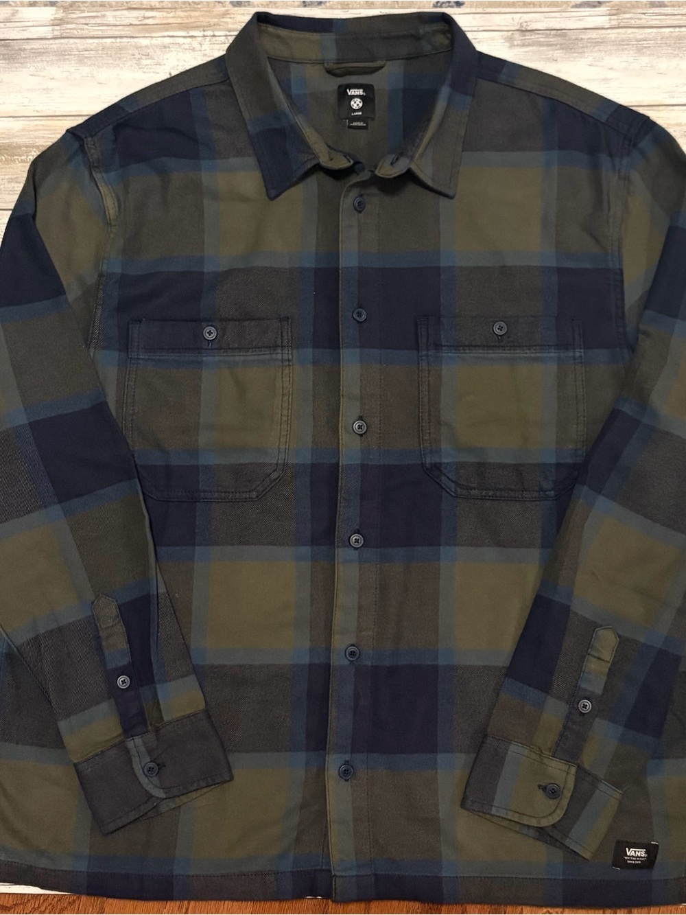 Vans Larkspur Plaid Flannel Shirt